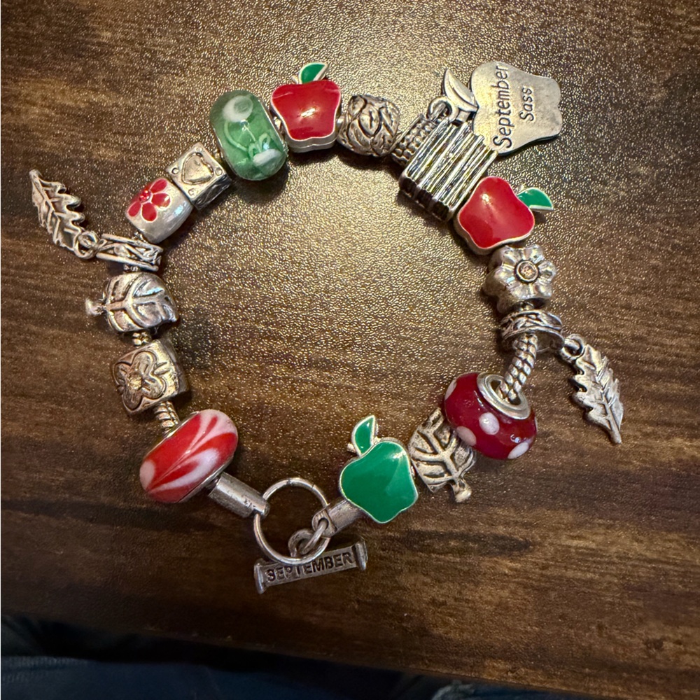 Willabee and Ward September charm bracelet